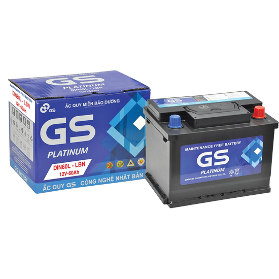 Ắc quy MF GS DIN 60L 12V - 60AH