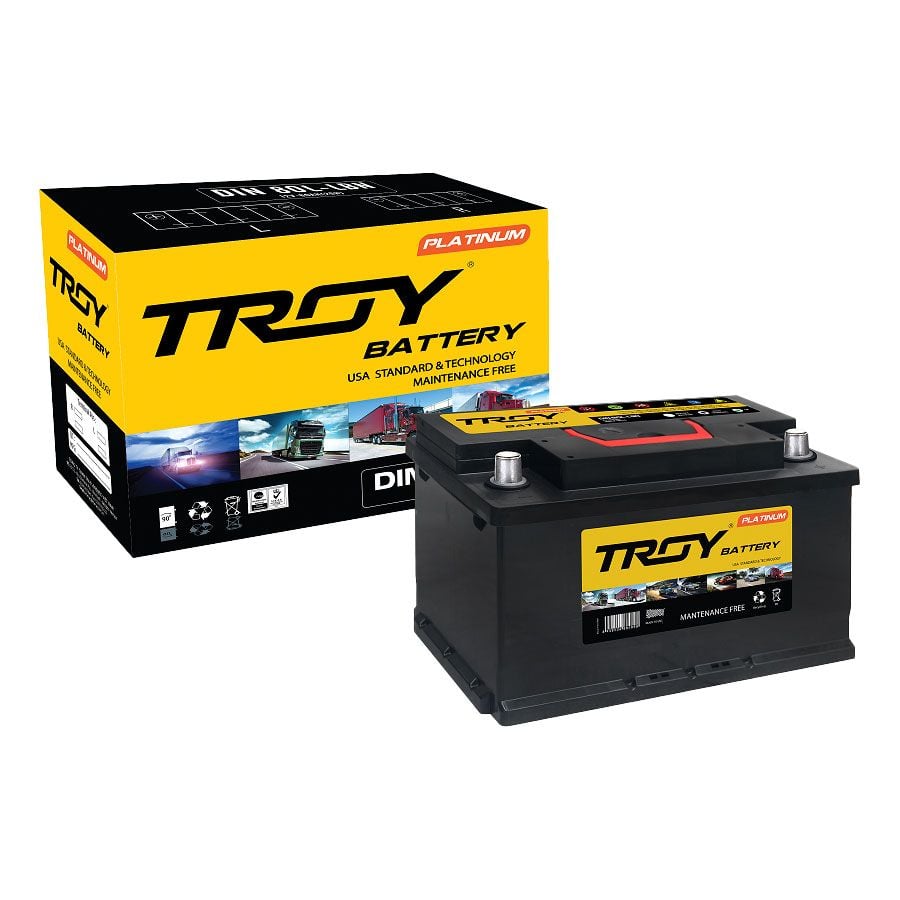 Ắc quy troy 80AH DIN