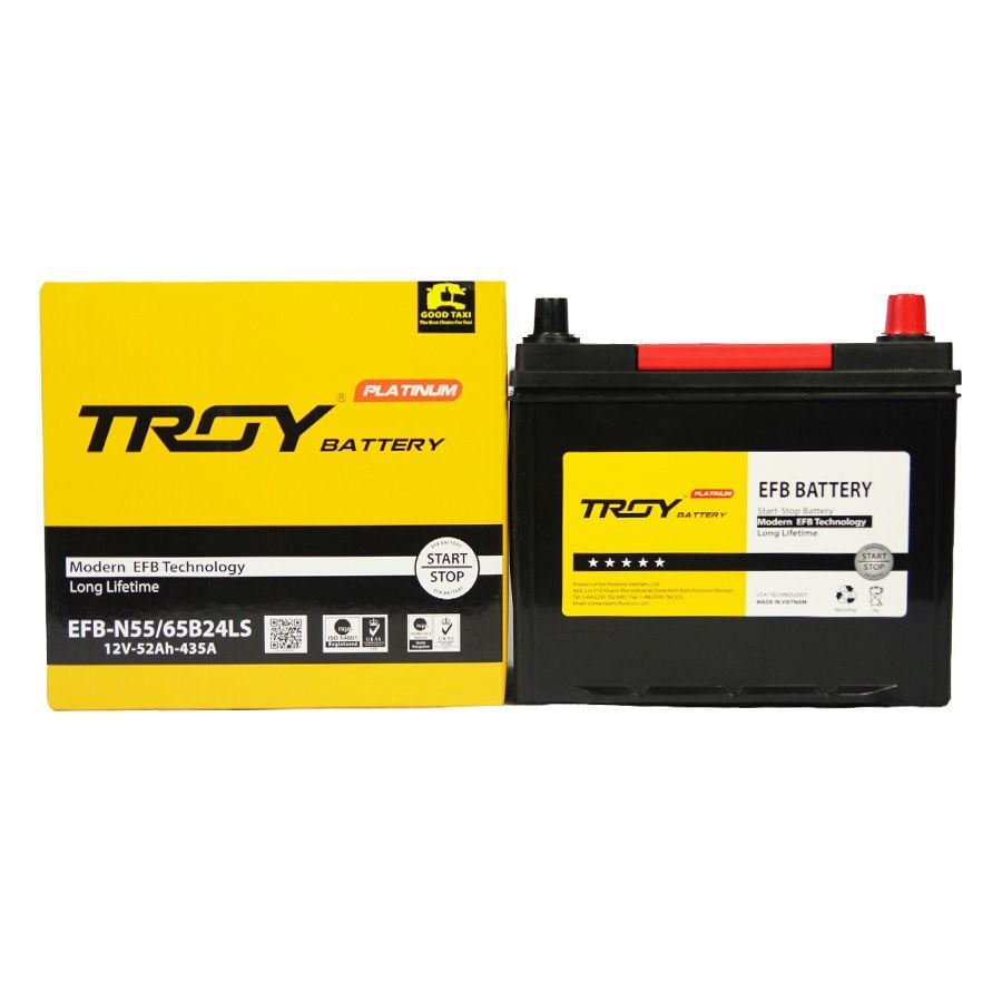 Ắc quy Troy N55/65B24 (52AH)
