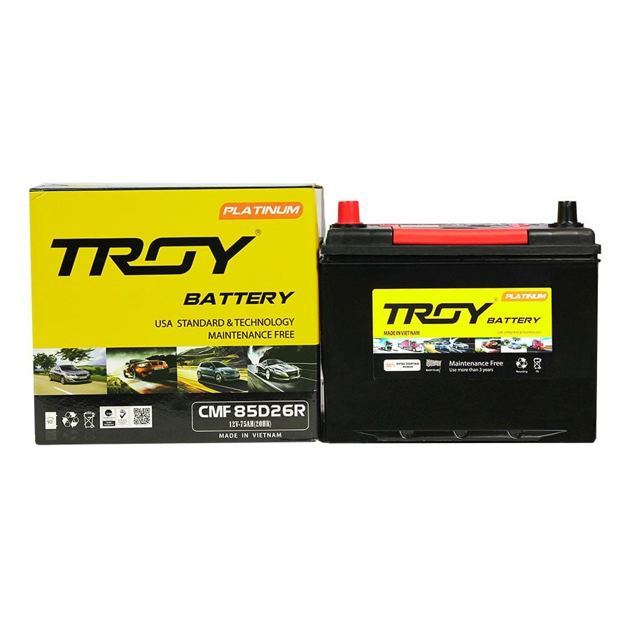 Ắc quy Troy 75AH R(85D26R)
